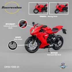 CM1:18 F3RR-01MV Agusta F3Rosso 2022 motorcycle models