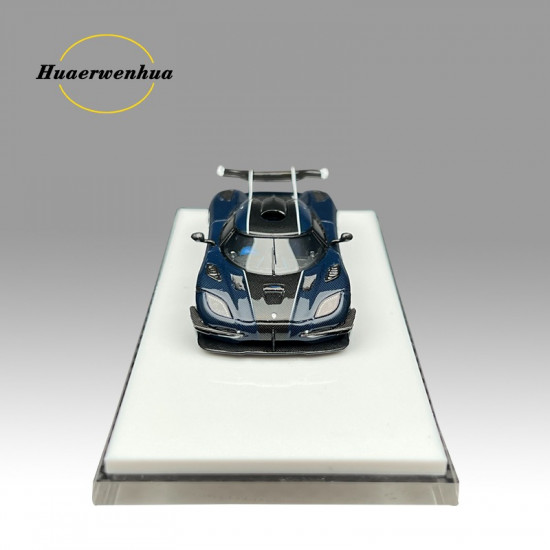 VMB 1/64 Koenigsegg one 1 Blue Carbon