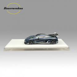 VMB 1/64 Koenigsegg one 1 Blue Carbon