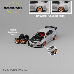 CM 1/64  Mitsubishi  Lancer EvoIX Widebody Carbon Gray 