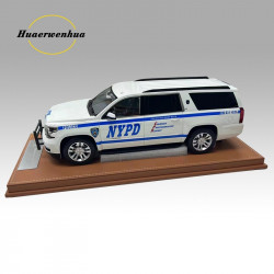 1/18 Vehicle Art 2015 Chevrolet Suburban NYPD New York Police Car model