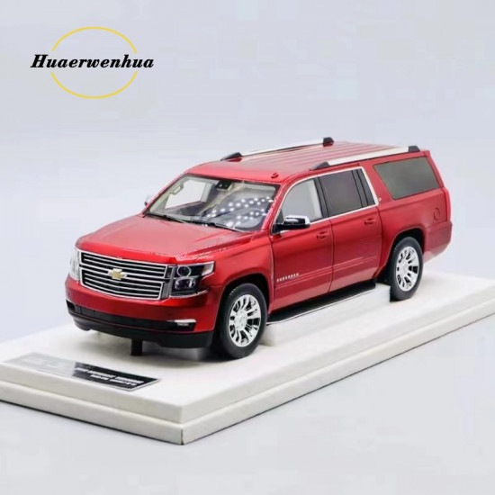  1/18  Vehicle Art  2015 Chevrolet Suburban Red resin model