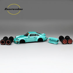 CM 1/64  Porsche  964 Widebody  Metallic  Tiffany  Blue