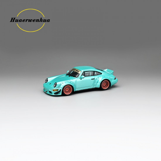 CM 1/64  Porsche  964 Widebody  Metallic  Tiffany  Blue