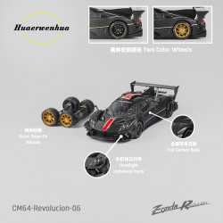 CM 1/64  Pagani Zonda Revolucion Black carbon