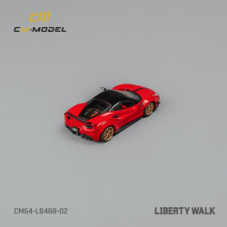 CM 1/64  LBWK 488 Wide Body Red 