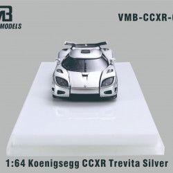 VMB 1/64 Koenigsegg CCXR Trevita Silver