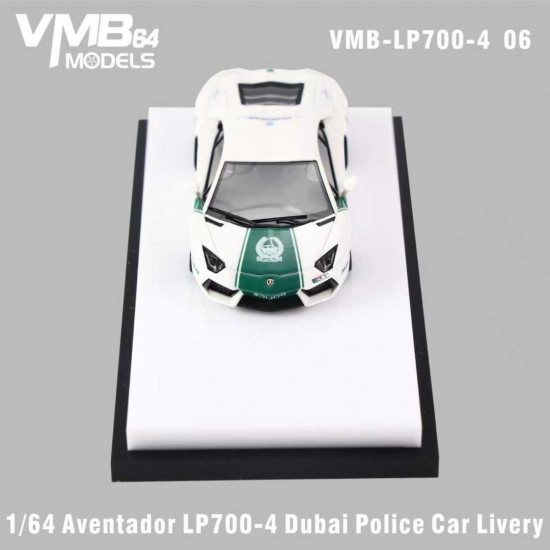 VMB 1/64 Aventador LP700-4 Dubai Police Car Livery