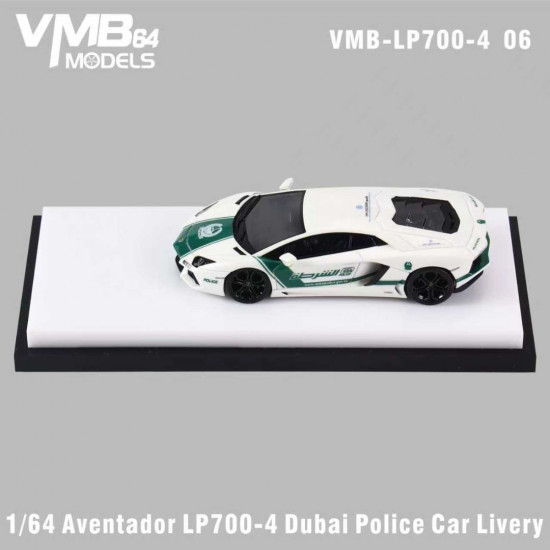 VMB 1/64 Aventador LP700-4 Dubai Police Car Livery