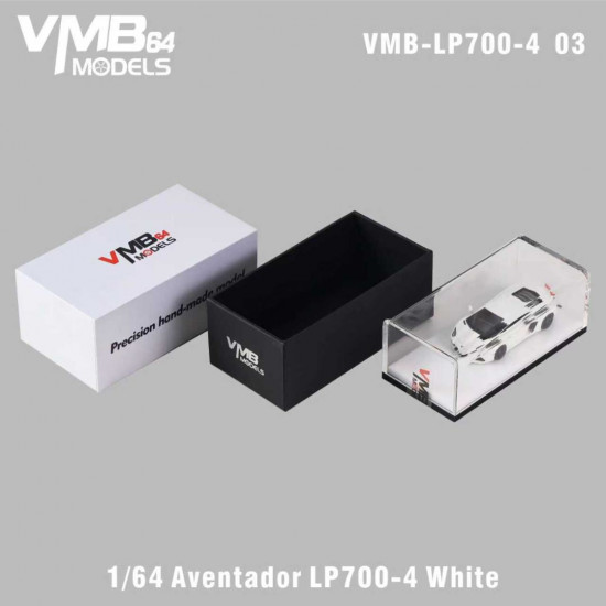 VMB 1/64 Aventador LP700-4 White
