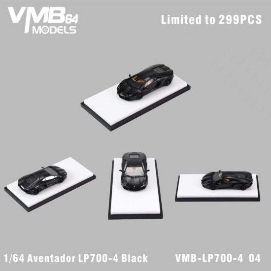 VMB 1/64 Aventador LP700-4 Black