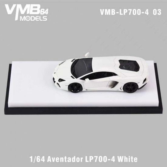 VMB 1/64 Aventador LP700-4 White