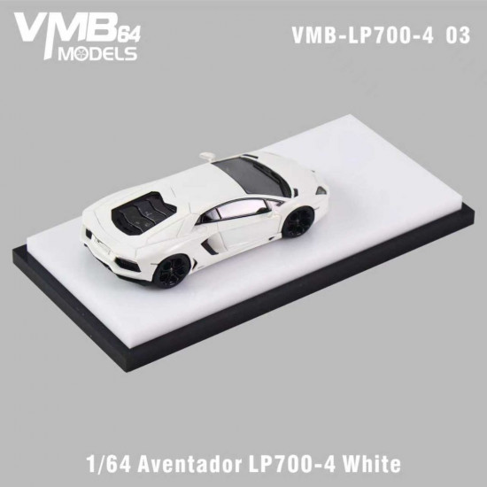 VMB 1/64 Aventador LP700-4 White