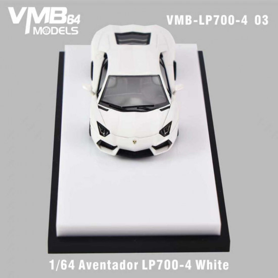 VMB 1/64 Aventador LP700-4 White