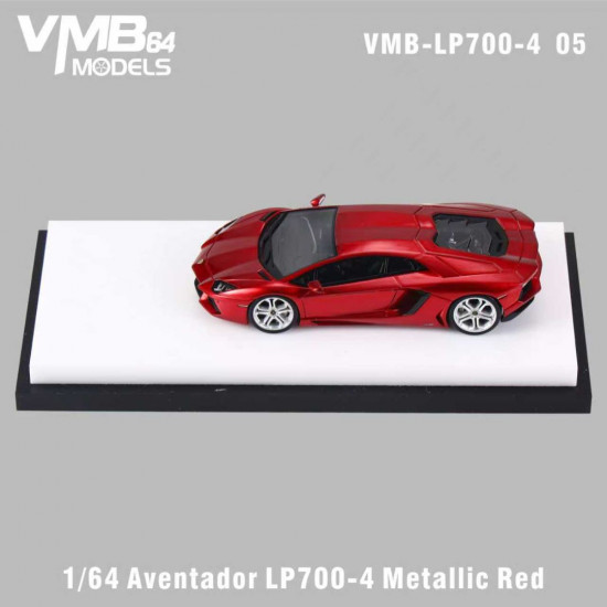 VMB 1/64 Aventador LP700-4 Metallic Red