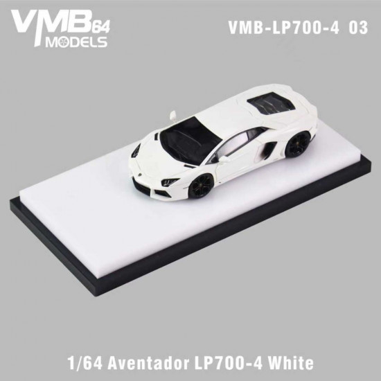 VMB 1/64 Aventador LP700-4 White