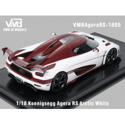 VMB 1/18 Koenigsegg Agera RS Arctic White