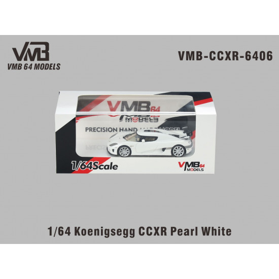 VMB 1/64 Koenigsegg CCXR Pearl white VMB 1/64 Koenigsegg CCXR Pearl white