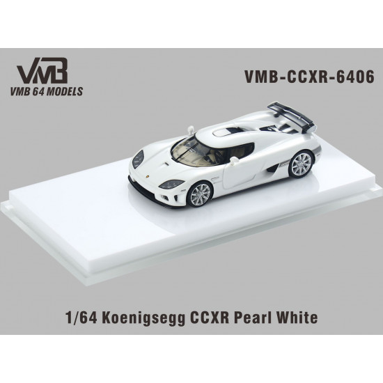 VMB 1/64 Koenigsegg CCXR Pearl white VMB 1/64 Koenigsegg CCXR Pearl white