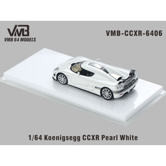 VMB 1/64 Koenigsegg CCXR Pearl white VMB 1/64 Koenigsegg CCXR Pearl white