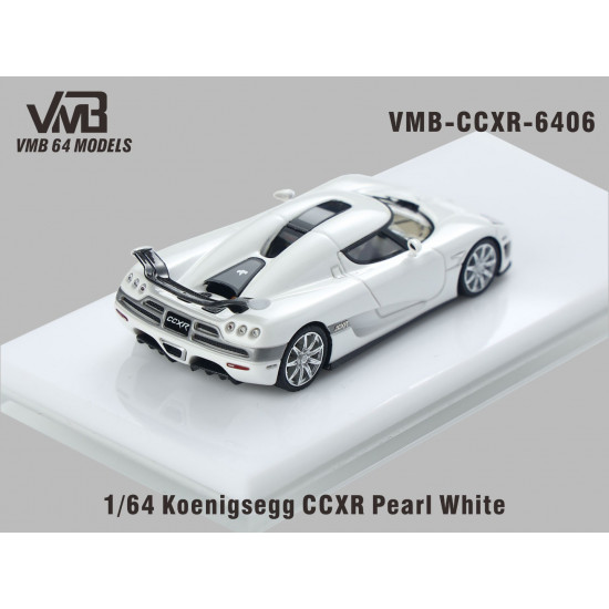 VMB 1/64 Koenigsegg CCXR Pearl white VMB 1/64 Koenigsegg CCXR Pearl white