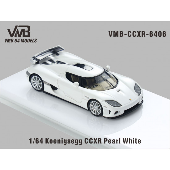 VMB 1/64 Koenigsegg CCXR Pearl white VMB 1/64 Koenigsegg CCXR Pearl white