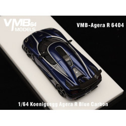 VMB 1/64 Koenigsegg Agera R Blue Carbon