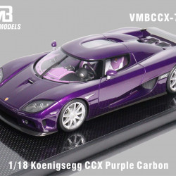 VMB 1/18 Koenigsegg CCX Purple Carbon
