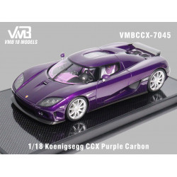 VMB 1/18 Koenigsegg CCX Purple Carbon