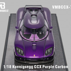 VMB 1/18 Koenigsegg CCX Purple Carbon