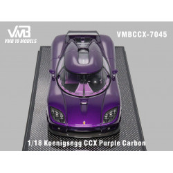 VMB 1/18 Koenigsegg CCX Purple Carbon