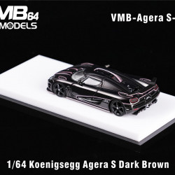 VMB 1/64 Koenigsegg Agera S Dark Brown 