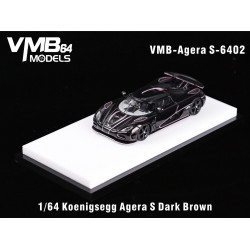 VMB 1/64 Koenigsegg Agera S Dark Brown 