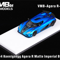 VMB 1/64 Koenigsegg Agera R Matte Imperial Blue
