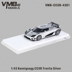 VMB 1/43 Koenigsegg CCXR Trevita Silver
