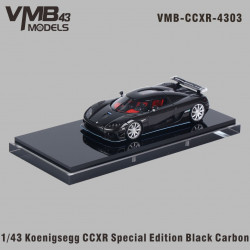 VMB 1/43 Koenigsegg CCXR Special Edition Black Carbon 