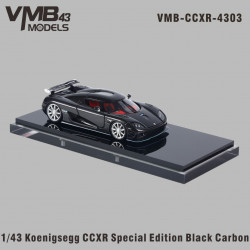 VMB 1/43 Koenigsegg CCXR Special Edition Black Carbon 