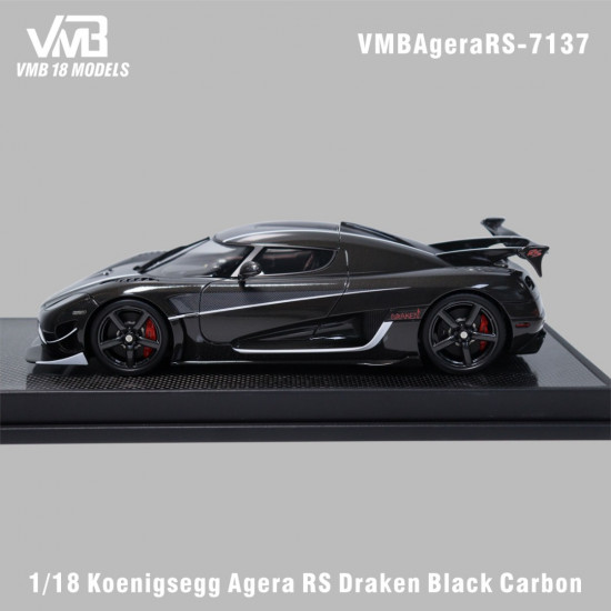 VMB 1/18 Koenigsegg Agera RS Draken Black Carbon