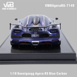 VMB 1/18 Koenigsegg Agera RS Blue Carbon