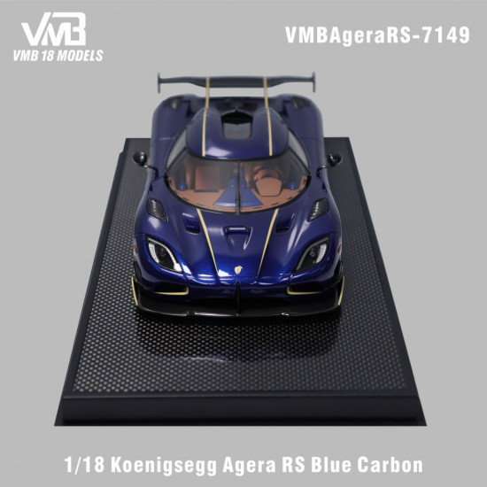VMB 1/18 Koenigsegg Agera RS Blue Carbon