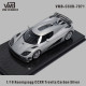 VMB 1/18 Koenigsegg CCXR Trevita Silver Carbon with Black Interior