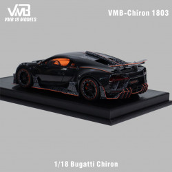 VMB 1/18 Bugatti Chiron Black Carbon