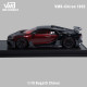 VMB 1/18 Bugatti Chiron Red & Black Two-Tone Carbon