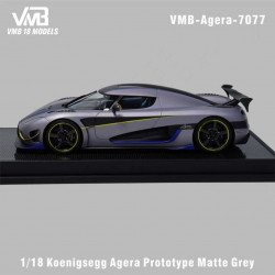 VMB 1/18 Koenigsegg Agera Prototype Matte Gray