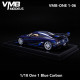 VMB 1/18 Koenigsegg One:1(Blue Carbon+Blue stripe）