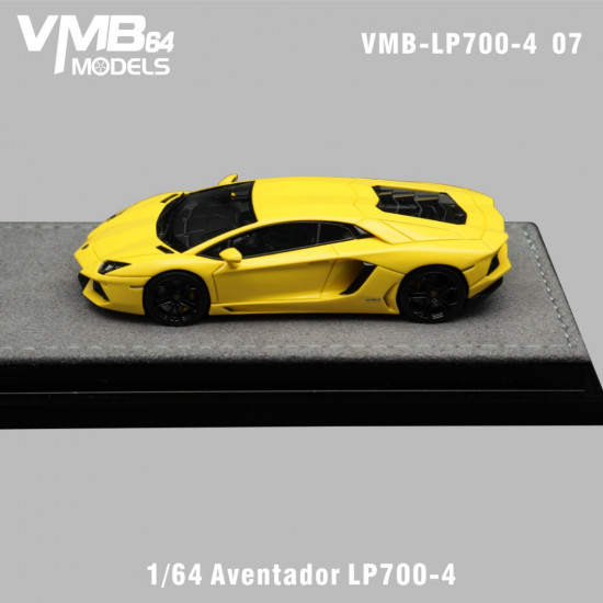 VMB 1/64 Aventador LP700-4 Lamborghini classic yellow