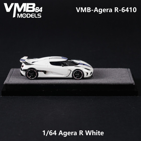  VMB 1/64 Agera R White Blue Latte Art