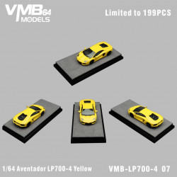 VMB 1/64 Aventador LP700-4 Lamborghini classic yellow