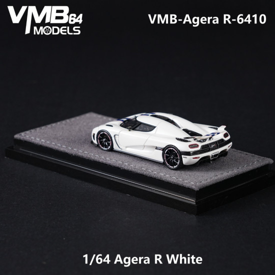  VMB 1/64 Agera R White Blue Latte Art