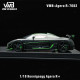 VMB 1/18 Koenigsegg Agera R+ Full Carbon Green Stripe